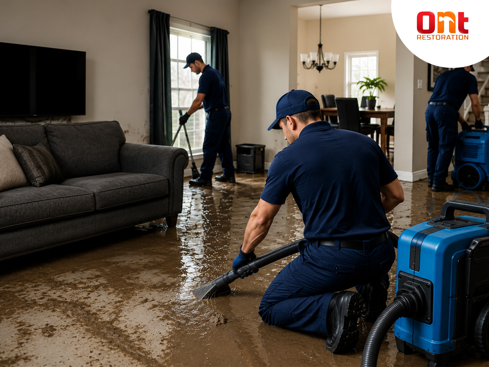 Fast Flood Cleanup and Restoration in Toronto By ONT Restoration